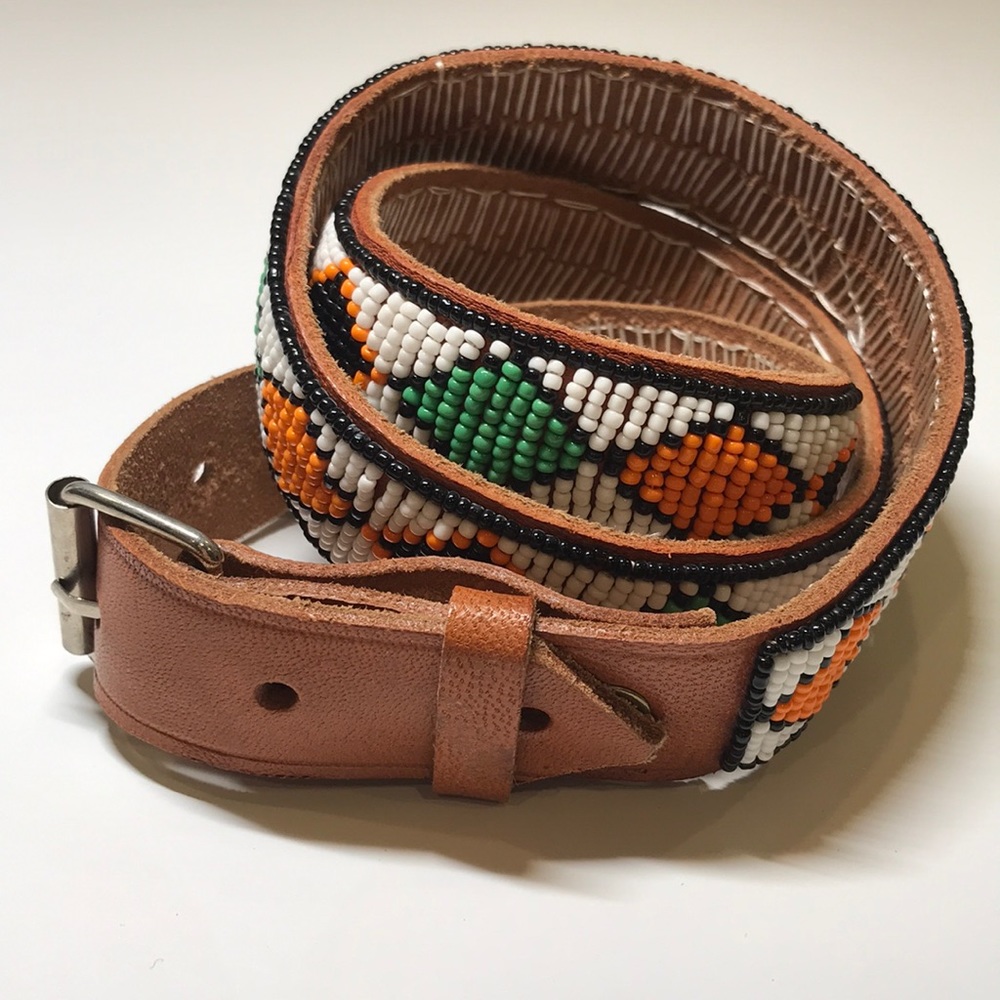 🚫SOLD🚫: Native African Tribe Handmade Belt (38 in length)